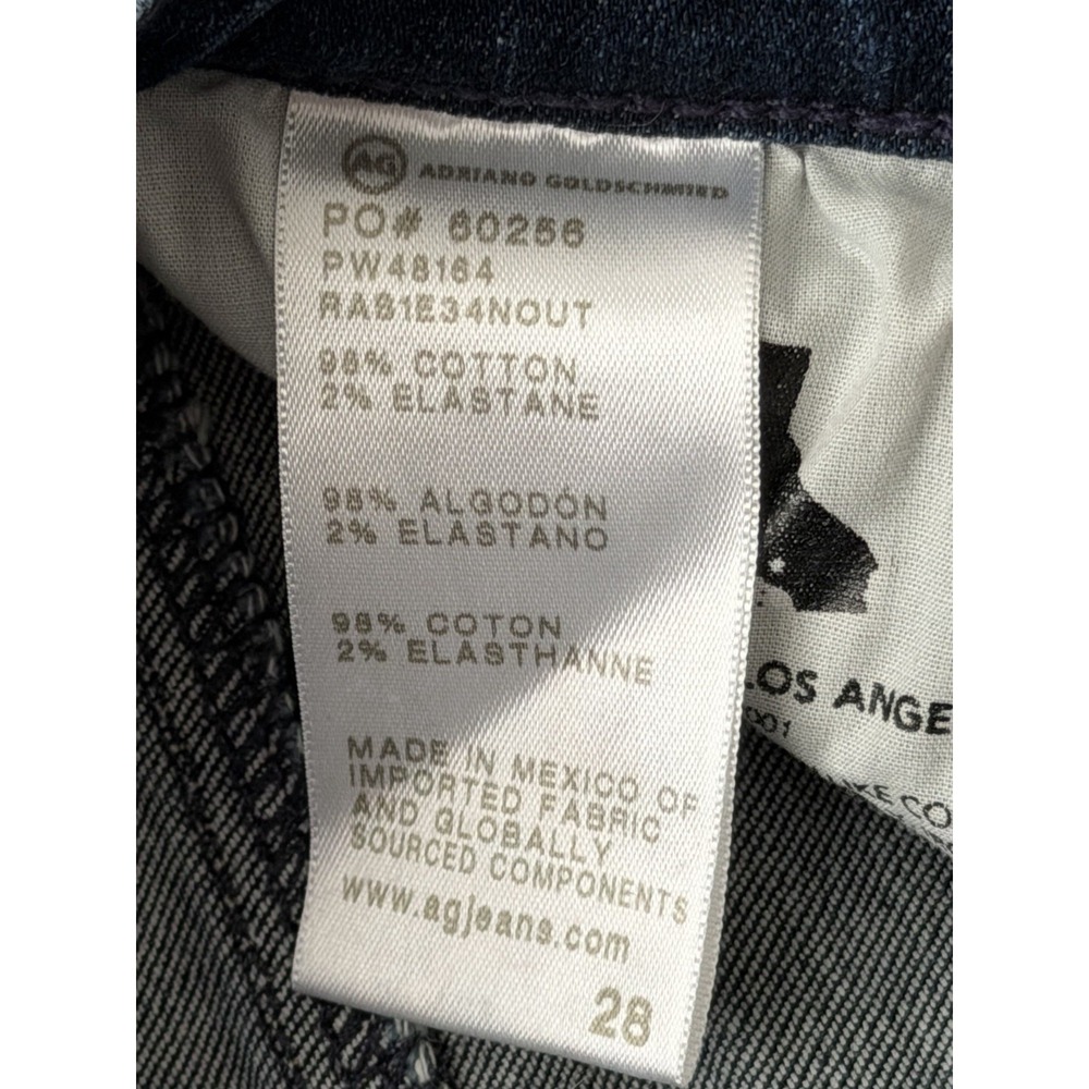 AG Angel Low Rise Boot Jeans Womens 28 Blue Stretch Japanese Fabric - Picture 12 of 14